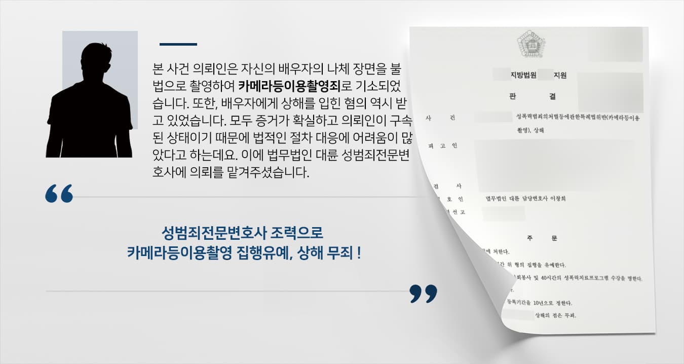 카메라등이용촬영죄, 상해