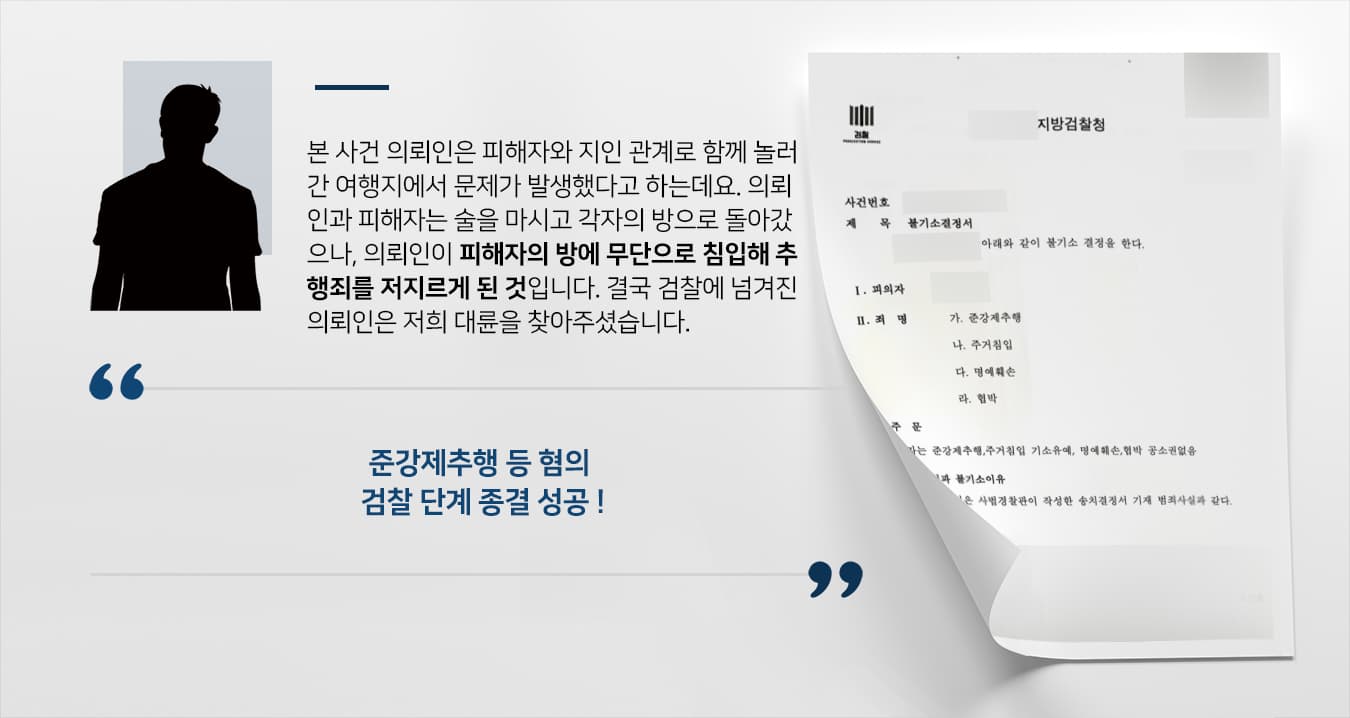 준강제추행 등
