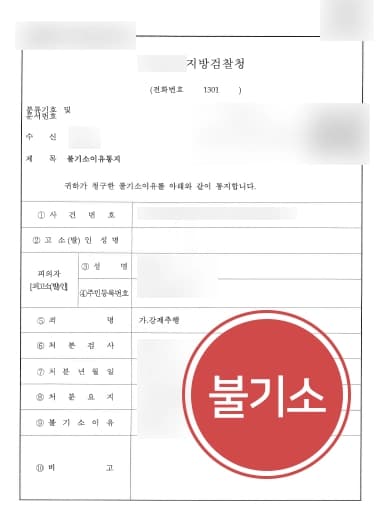 [강제추행죄 피의자] 형사변호사 만취 블랙아웃 당시의 강제추행죄 신고, 불기소받아내 !
