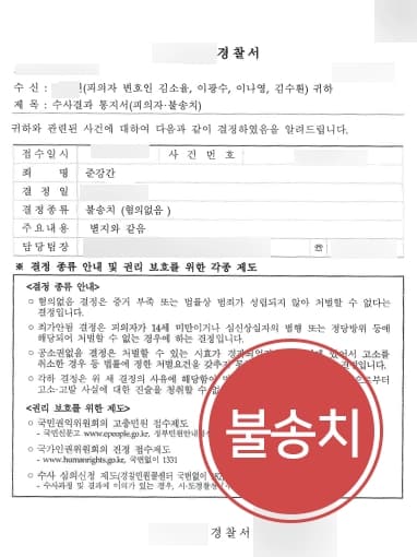 [성폭행변호사 성공사례] 준강간 혐의 서로 합의 하에 진행했음을 밝혀 혐의없음 종결