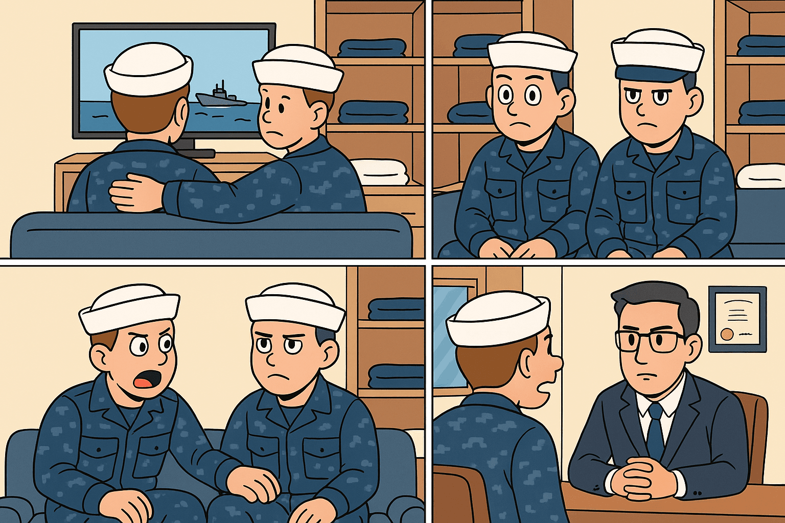 해군성추행 | 의뢰인의 상황