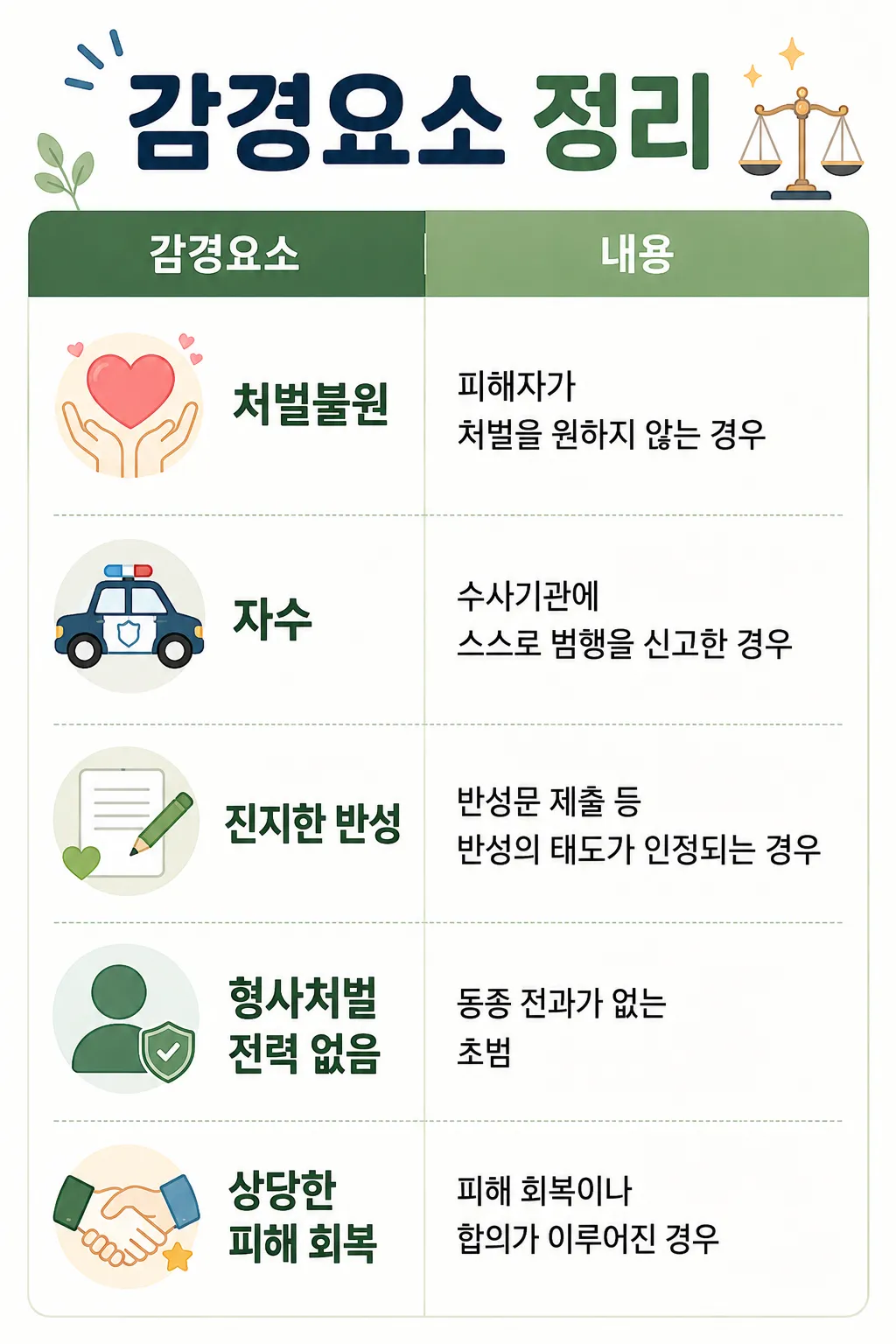 성범죄벌금 사건에 대한 감경요소 정리