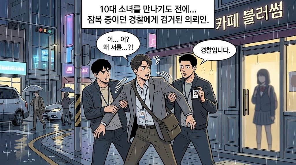 미성년자의제강간의 성립요건과 처벌 기준을 설명하는 법률 콘텐츠
