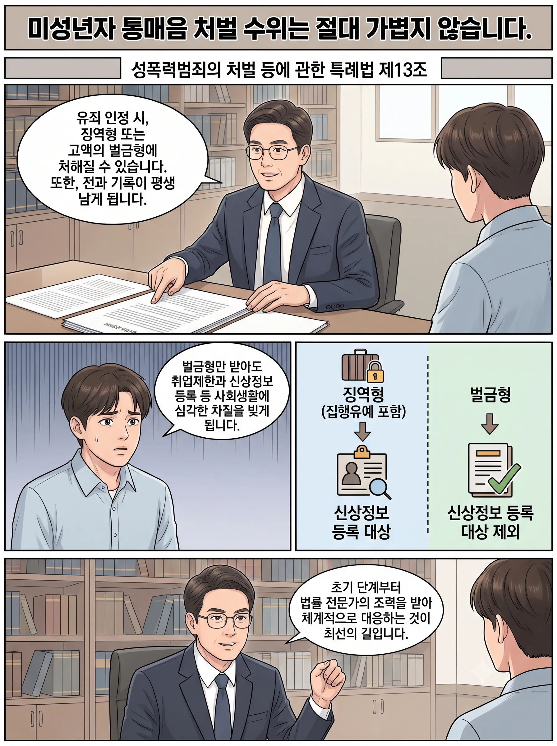 미성년자통매음 처벌 수위